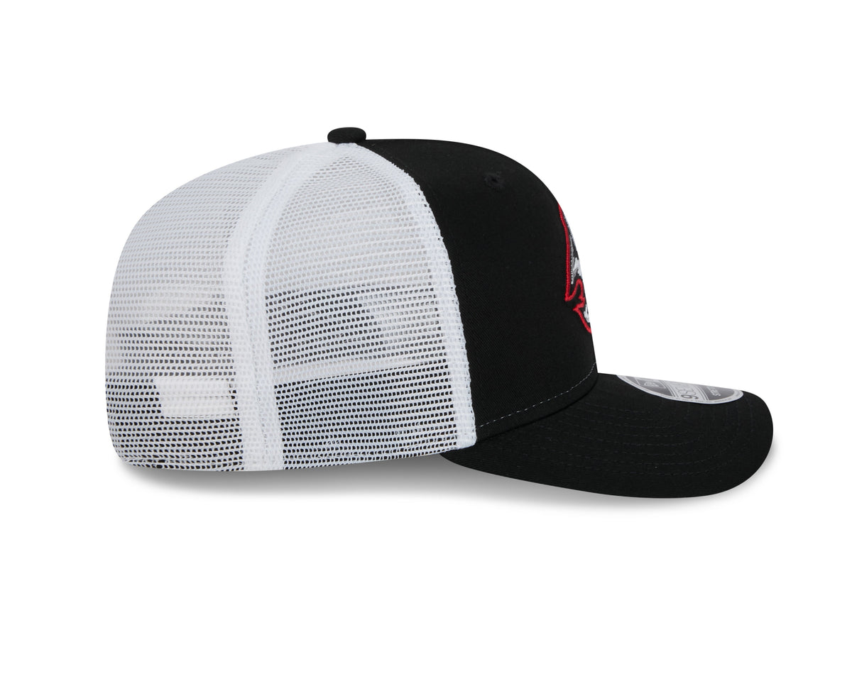 Buffalo Sabres NHL New Era Men Black 9Seventy Trucker Snapback Hat product image 6, provided for visual reference and