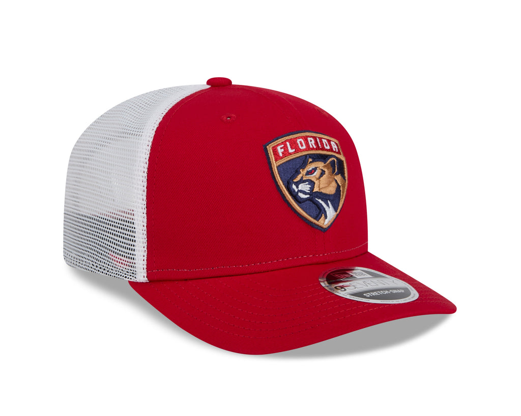 Florida Panthers NHL New Era Men Red 9Seventy Trucker Snapback Hat product image 3, provided for visual reference and