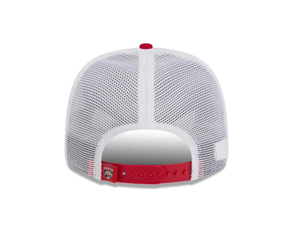 Florida Panthers NHL New Era Men Red 9Seventy Trucker Snapback Hat product image 2, provided for visual reference and
