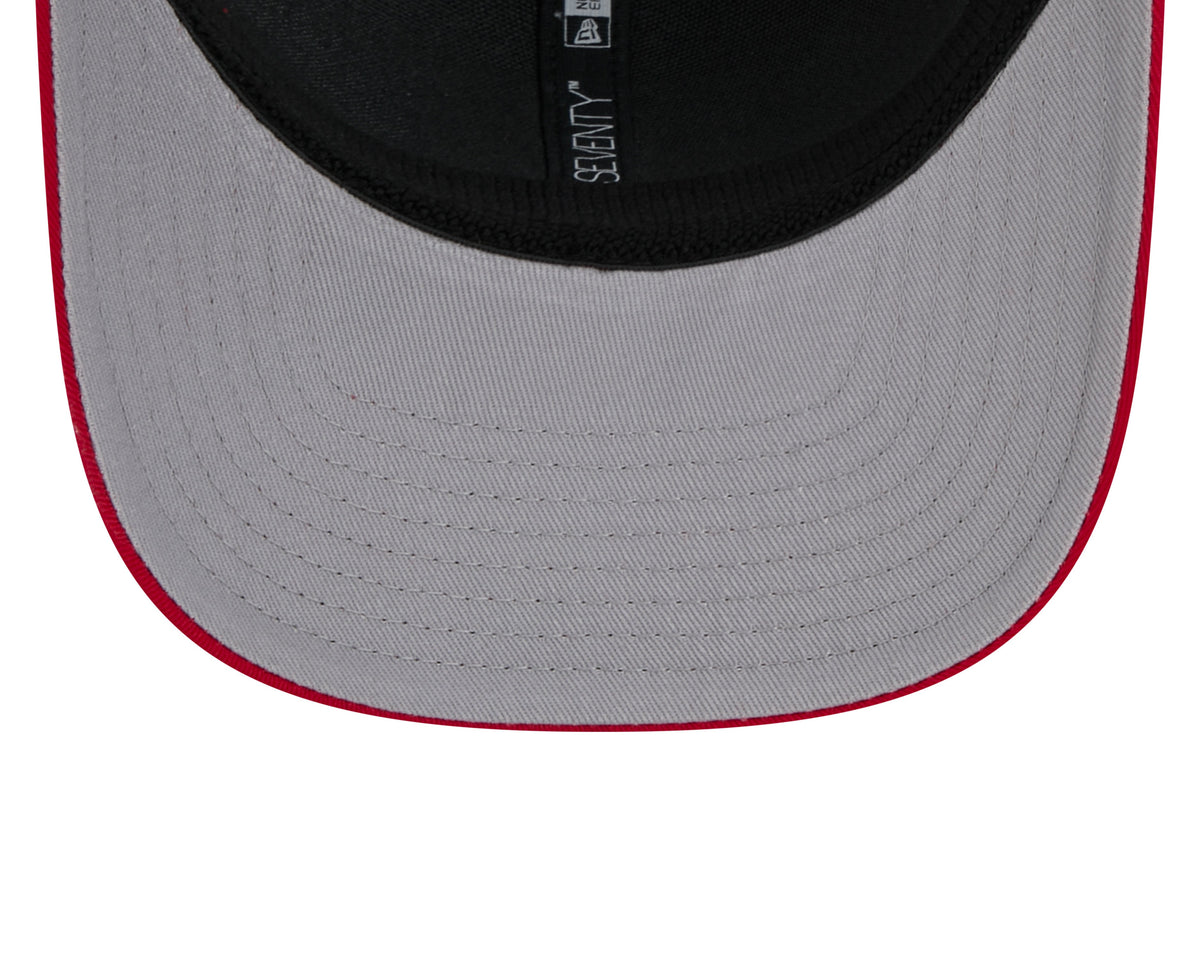 Florida Panthers NHL New Era Men Red 9Seventy Trucker Snapback Hat product image 4, provided for visual reference and
