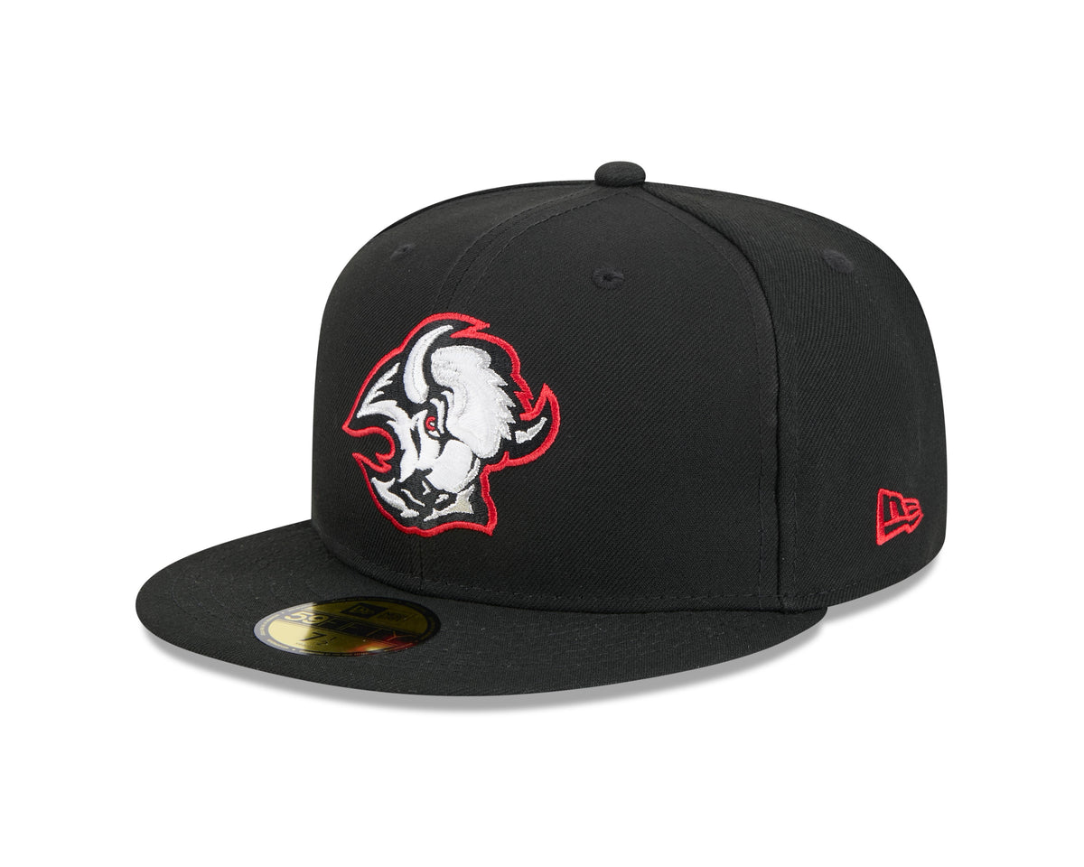 Buffalo Sabres NHL New Era Men Black 59Fifty Alternate Core Fitted Hat product image 1, provided for visual reference and