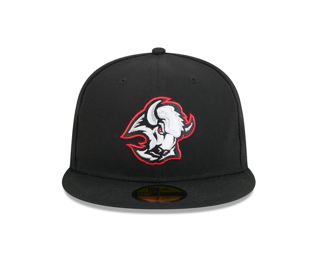 Buffalo Sabres NHL New Era Men Black 59Fifty Alternate Core Fitted Hat product image 5, provided for visual reference and