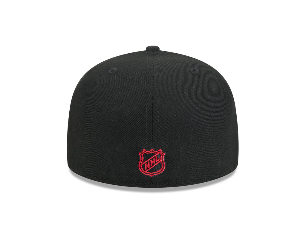 Buffalo Sabres NHL New Era Men Black 59Fifty Alternate Core Fitted Hat product image 2, provided for visual reference and