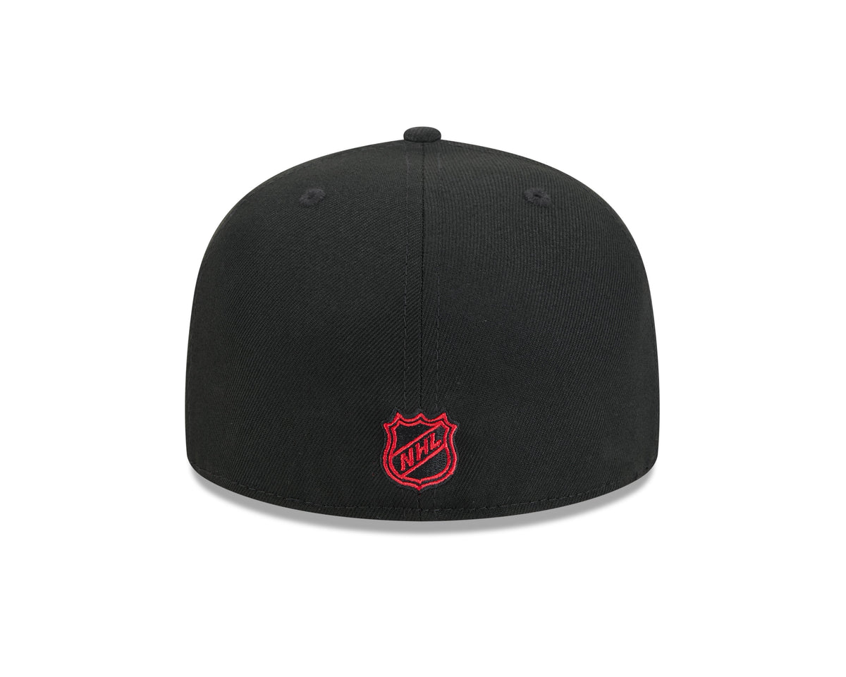Buffalo Sabres NHL New Era Men Black 59Fifty Alternate Core Fitted Hat product image 2, provided for visual reference and