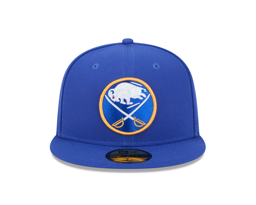 Buffalo Sabres NHL New Era Men Royal 59Fifty Core Fitted Hat product image 6, provided for visual reference and product