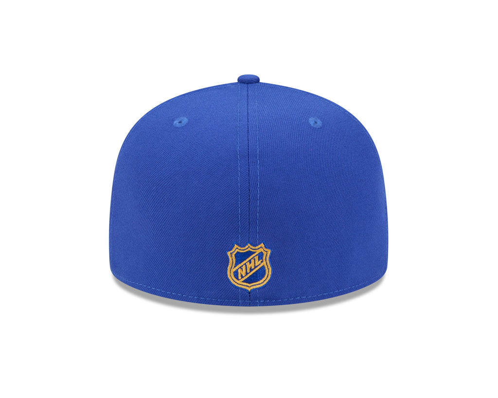 Buffalo Sabres NHL New Era Men Royal 59Fifty Core Fitted Hat product image 2, provided for visual reference and product