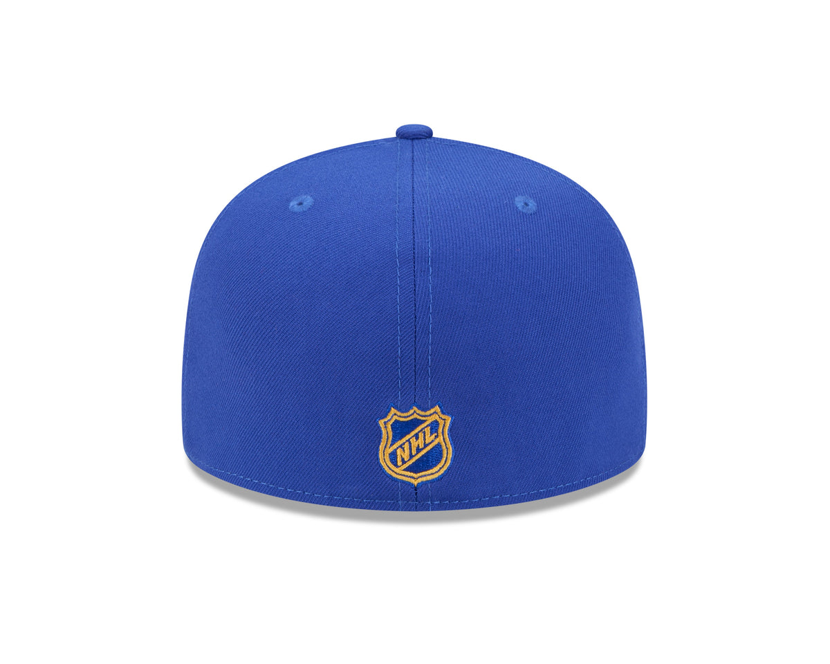 Buffalo Sabres NHL New Era Men Royal 59Fifty Core Fitted Hat product image 2, provided for visual reference and product