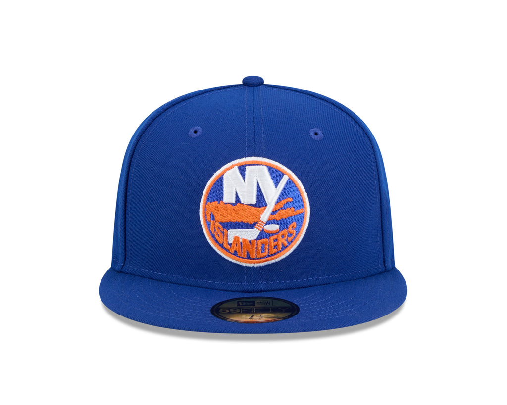 New York Islanders NHL New Era Men Royal 59Fifty Core Fitted Hat product image 7, provided for visual reference and product