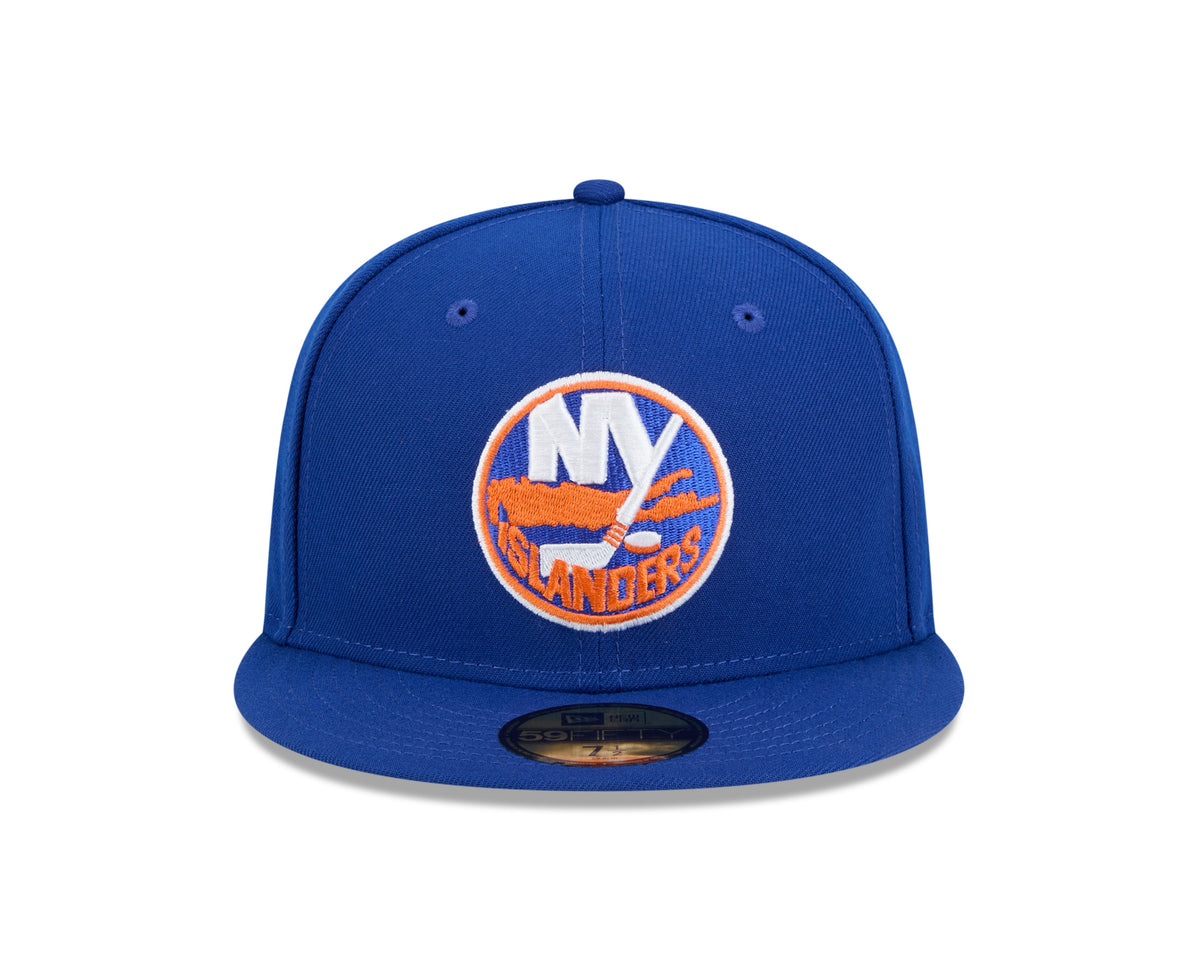 New York Islanders NHL New Era Men Royal 59Fifty Core Fitted Hat product image 7, provided for visual reference and product
