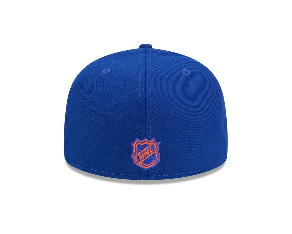 New York Islanders NHL New Era Men Royal 59Fifty Core Fitted Hat product image 2, provided for visual reference and product