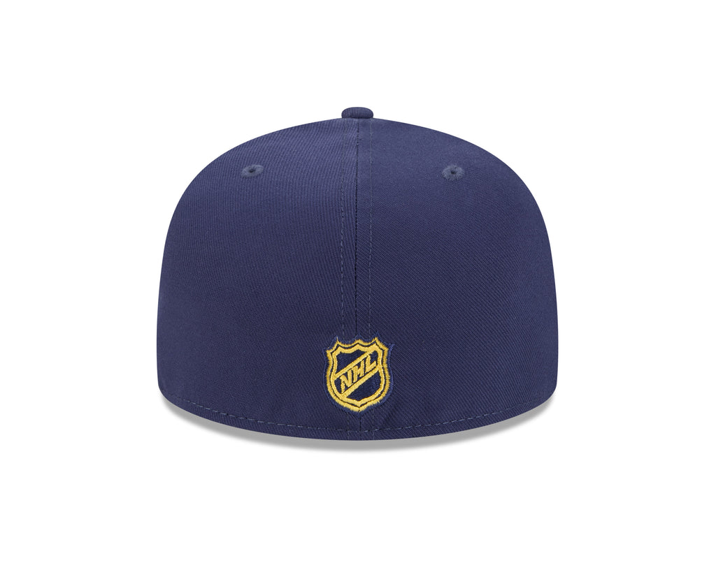 Nashville Predators NHL New Era Men Navy 59Fifty Core Fitted Hat product image 2, provided for visual reference and product