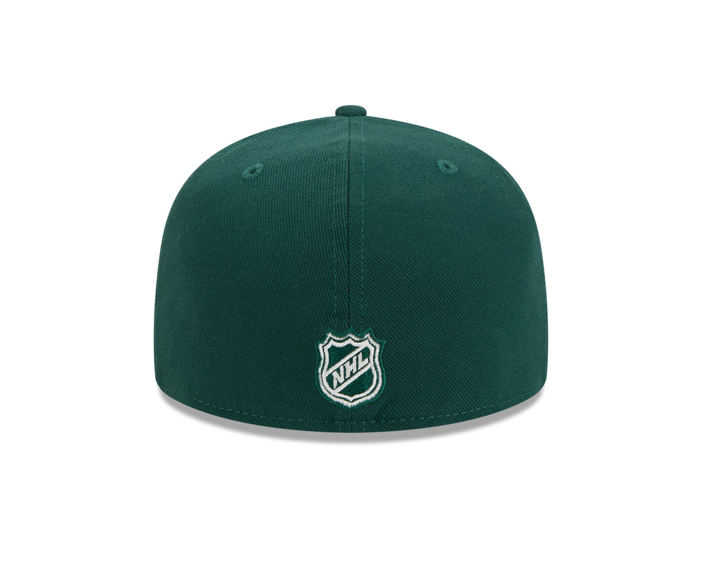 Minnesota Wild NHL New Era Men Forest Green 59Fifty Core Fitted Hat product image 2, provided for visual reference and