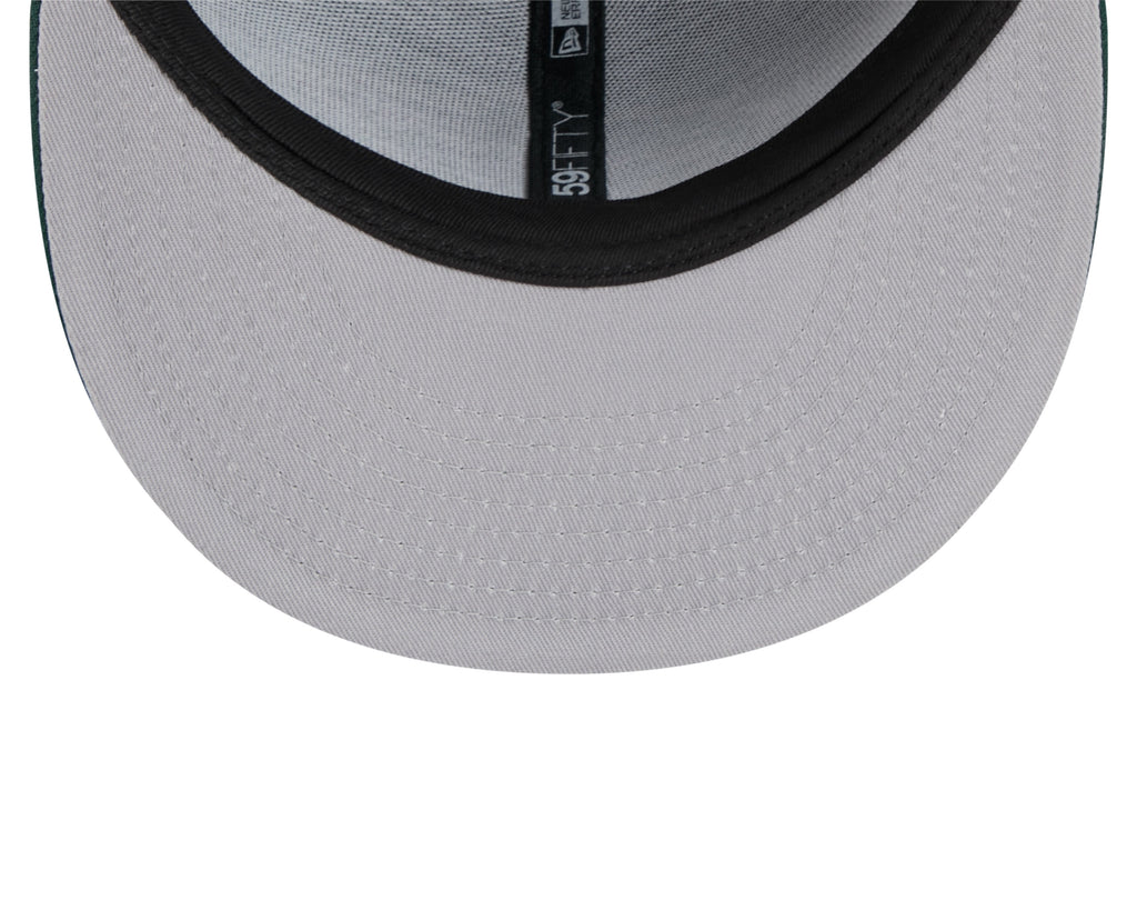Minnesota Wild NHL New Era Men Forest Green 59Fifty Core Fitted Hat product image 7, provided for visual reference and