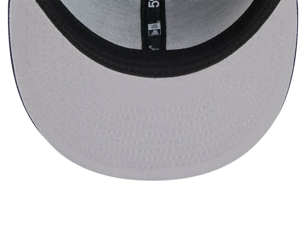Florida Panthers NHL New Era Men Navy 59Fifty Core Fitted Hat product image 6, provided for visual reference and product