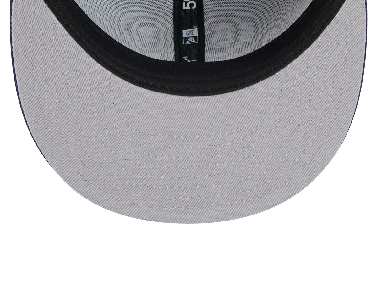 Florida Panthers NHL New Era Men Navy 59Fifty Core Fitted Hat product image 6, provided for visual reference and product