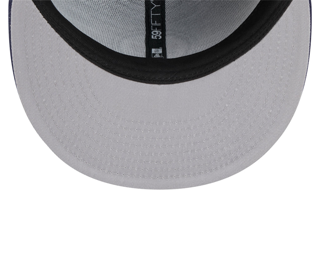 Winnipeg Jets NHL New Era Men Navy 59Fifty Core Fitted Hat product image 7, provided for visual reference and product detail
