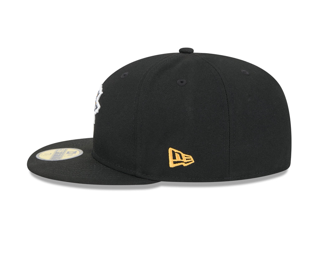 Pittsburgh Penguins NHL New Era Men Black 59Fifty Core Fitted Hat product image 5, provided for visual reference and product