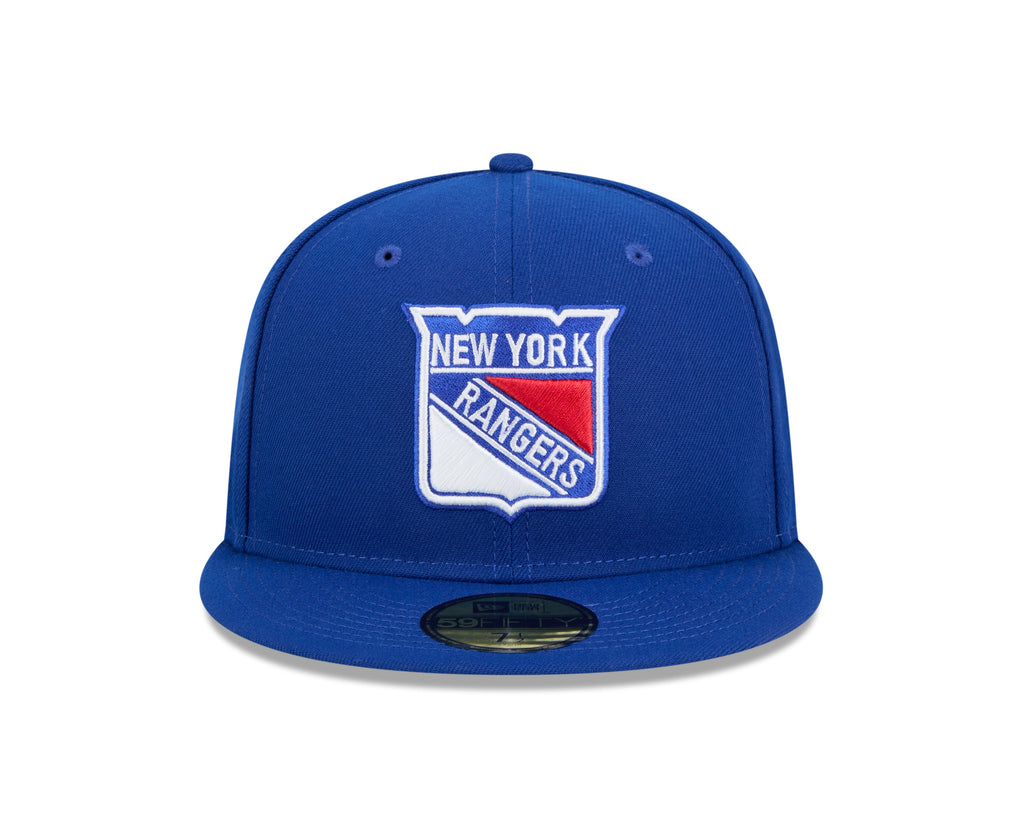New York Rangers NHL New Era Men Royal 59Fifty Core Fitted Hat product image 6, provided for visual reference and product