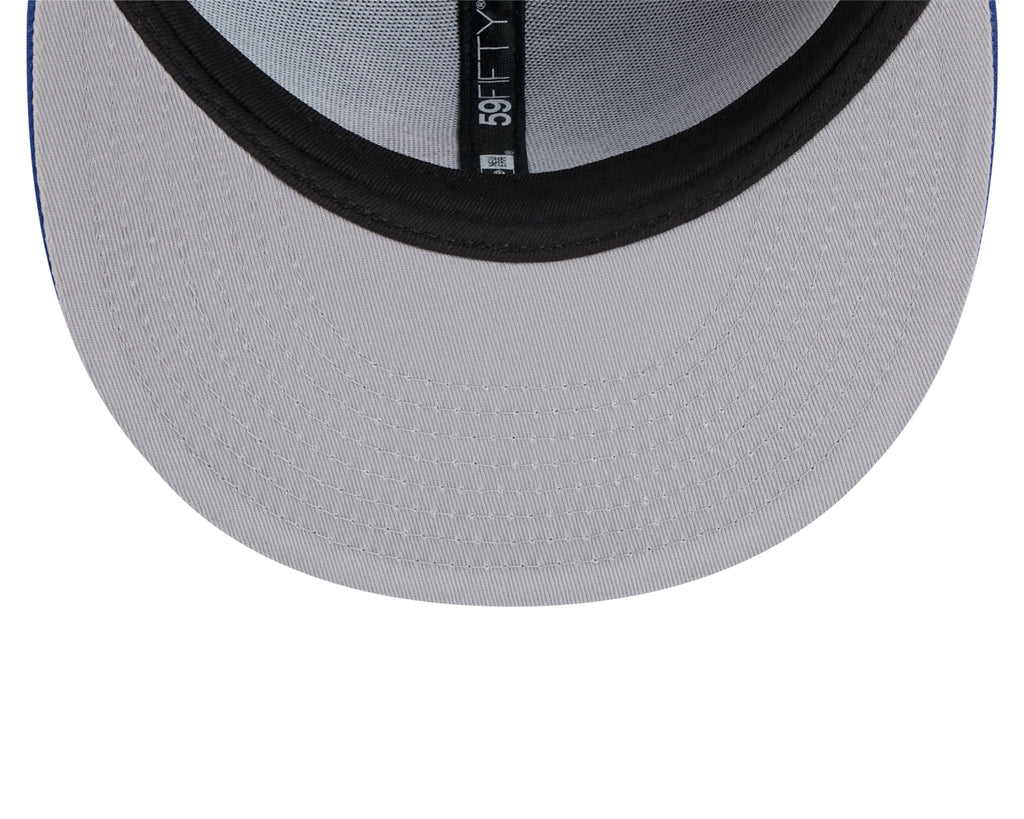 New York Rangers NHL New Era Men Royal 59Fifty Core Fitted Hat product image 3, provided for visual reference and product