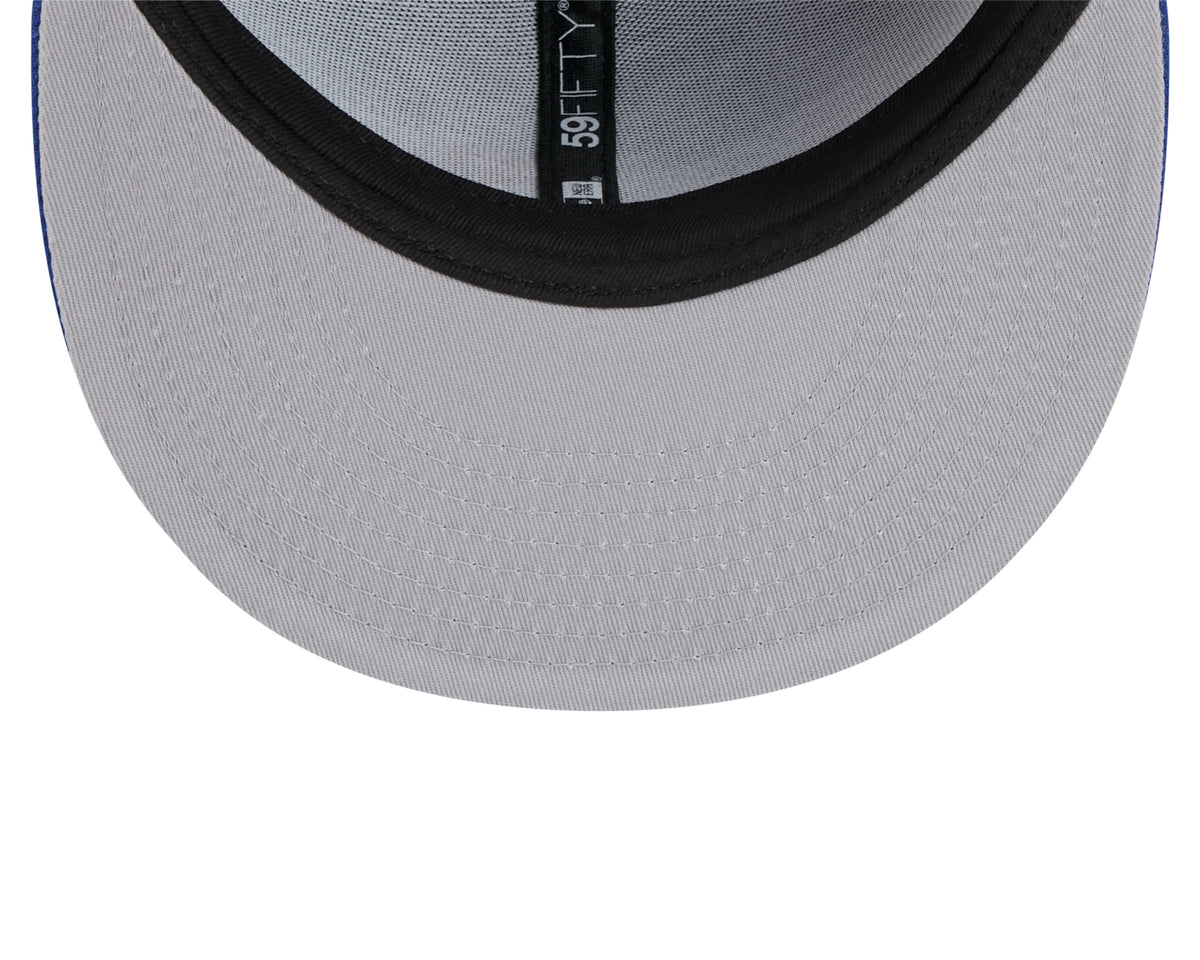 New York Rangers NHL New Era Men Royal 59Fifty Core Fitted Hat product image 3, provided for visual reference and product