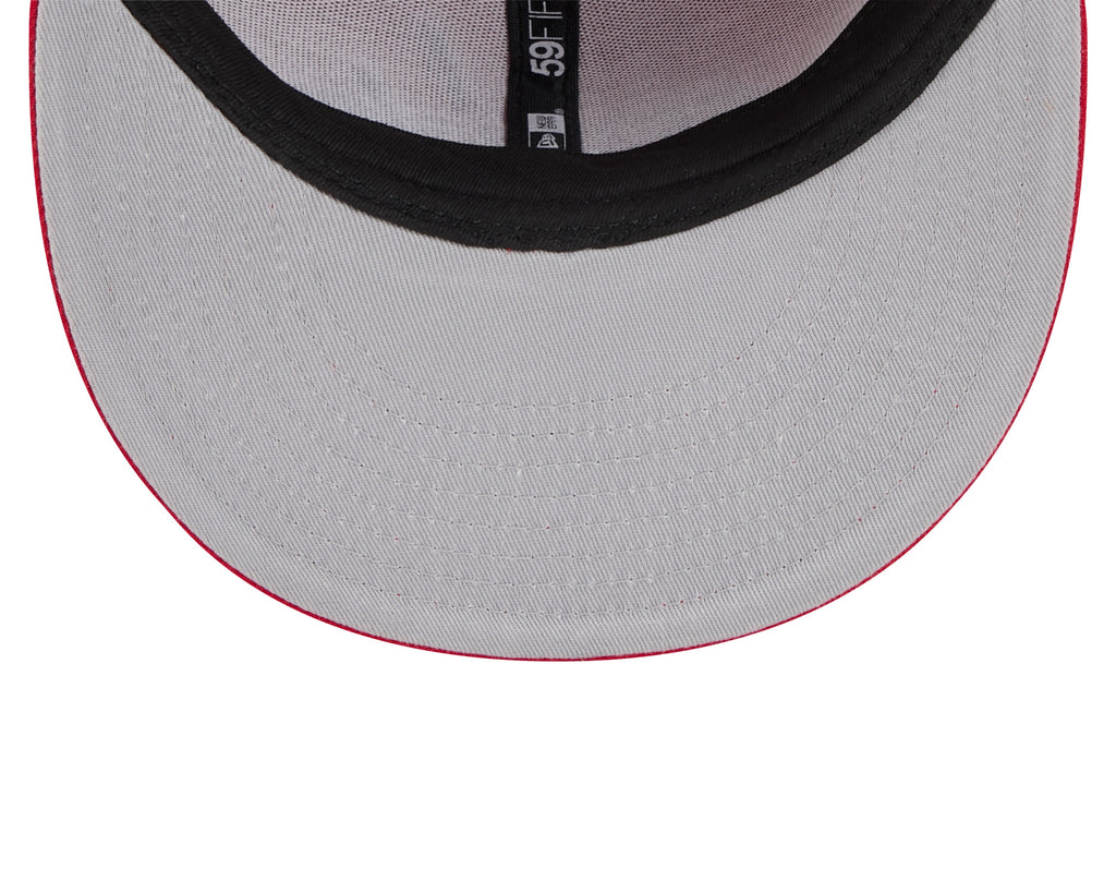 Washington Capitals NHL New Era Men Red 59Fifty Core Fitted Hat product image 6, provided for visual reference and product