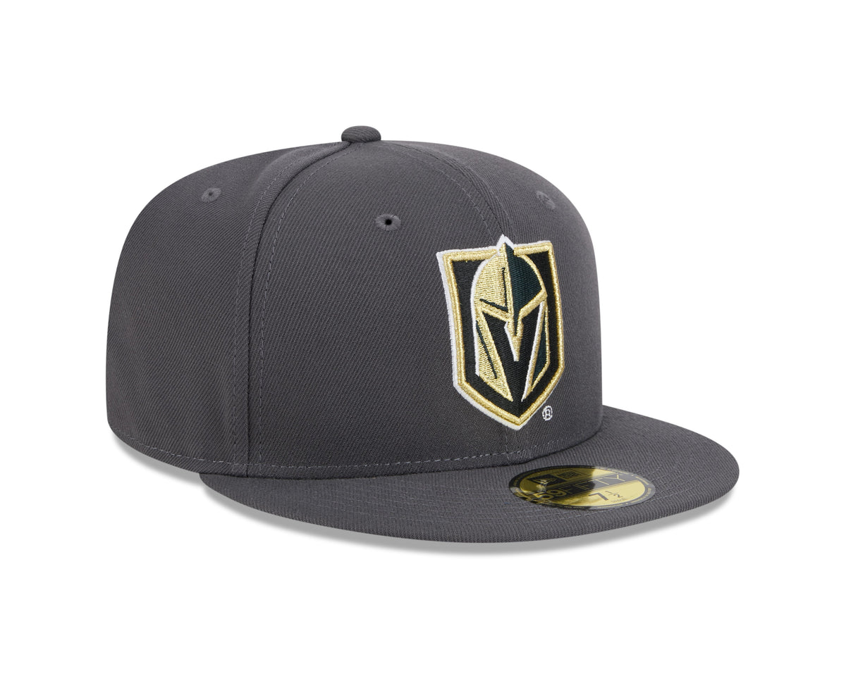 Vegas Golden Knights NHL New Era Men Grey 59Fifty Core Fitted Hat product image 7, provided for visual reference and product