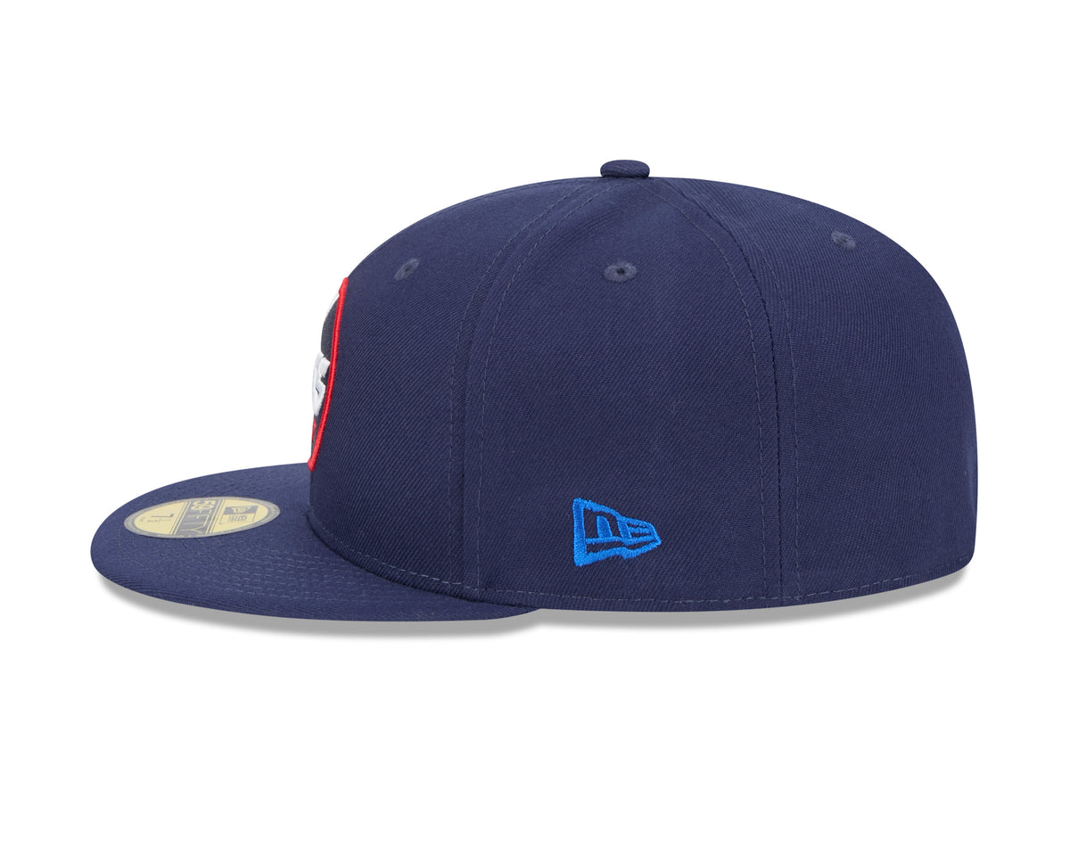 Winnipeg Jets NHL New Era Men Navy 59Fifty Alternate Core Fitted Hat product image 7, provided for visual reference and