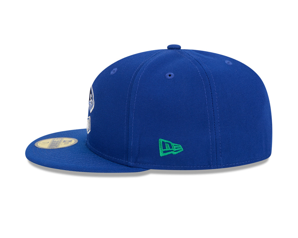 Vancouver Canucks NHL New Era Men Royal 59Fifty Core Fitted Hat product image 3, provided for visual reference and product