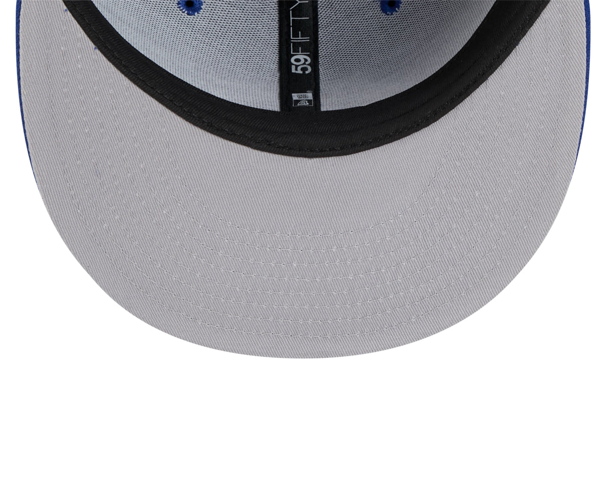 Vancouver Canucks NHL New Era Men Royal 59Fifty Core Fitted Hat product image 7, provided for visual reference and product