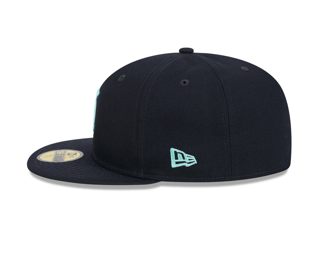 Seattle Kraken NHL New Era Men Blue 59Fifty Core Fitted Hat product image 7, provided for visual reference and product