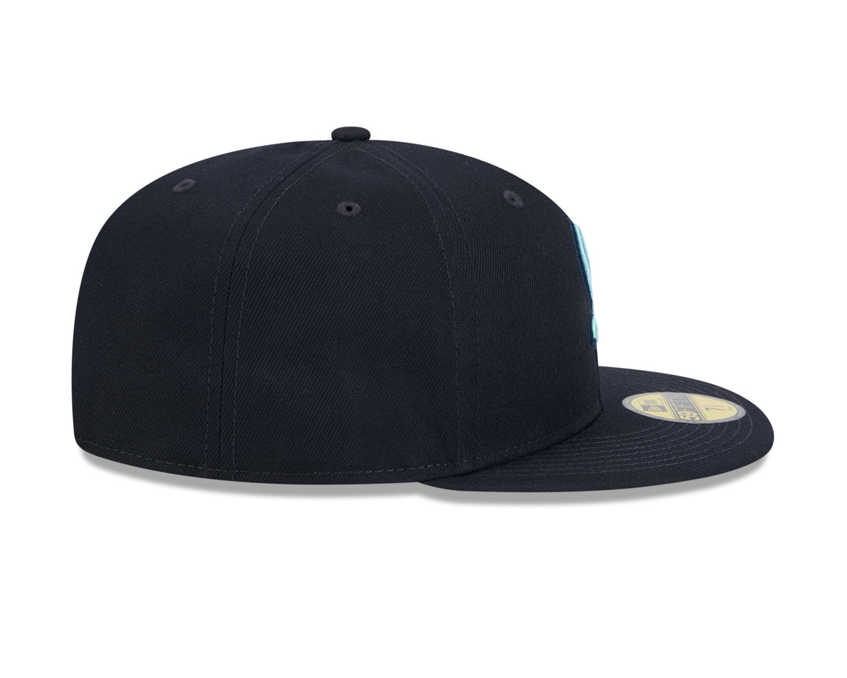Seattle Kraken NHL New Era Men Blue 59Fifty Core Fitted Hat product image 3, provided for visual reference and product