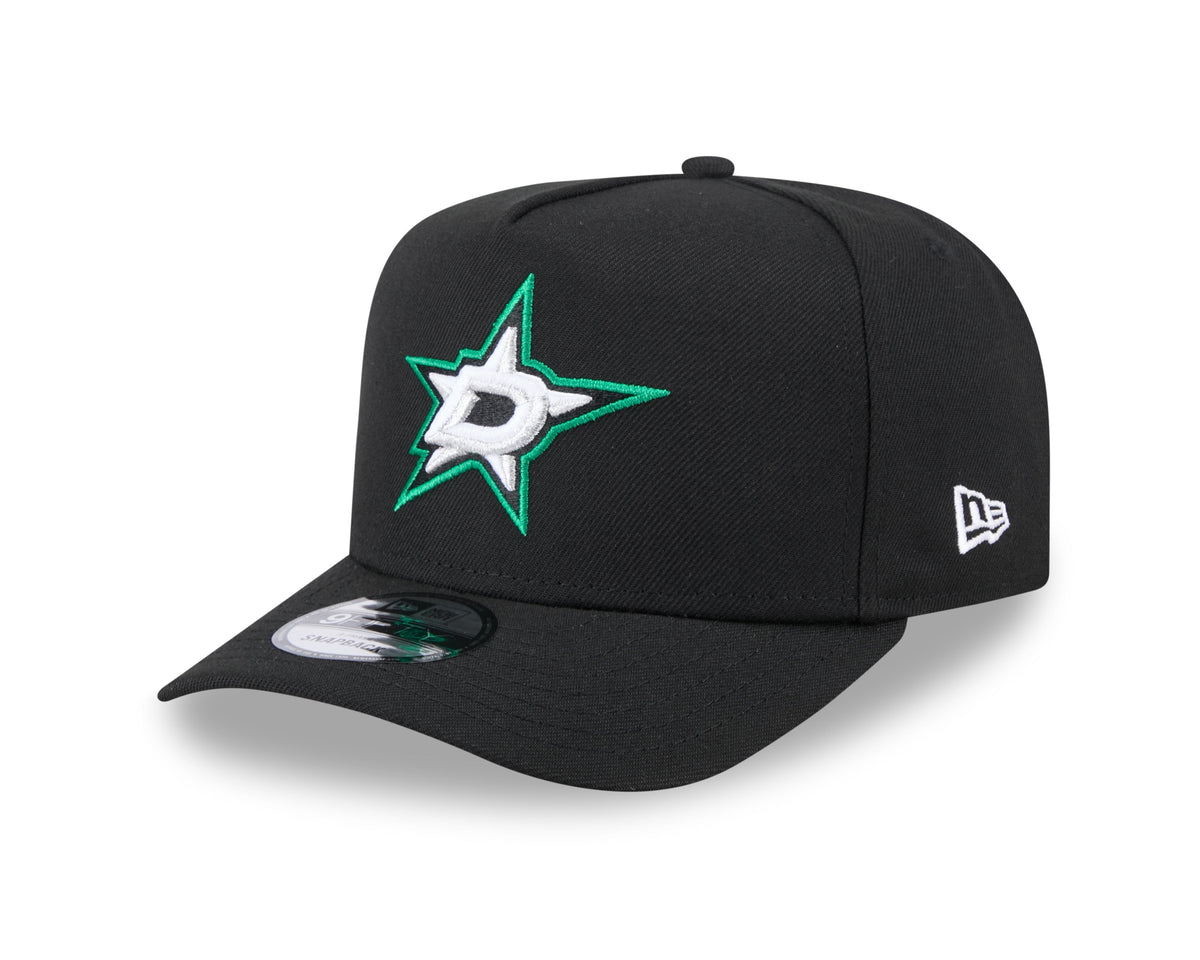 Dallas Stars NHL New Era Men Black 9Fifty A-Frame Snapback product image 1, provided for visual reference and product detail