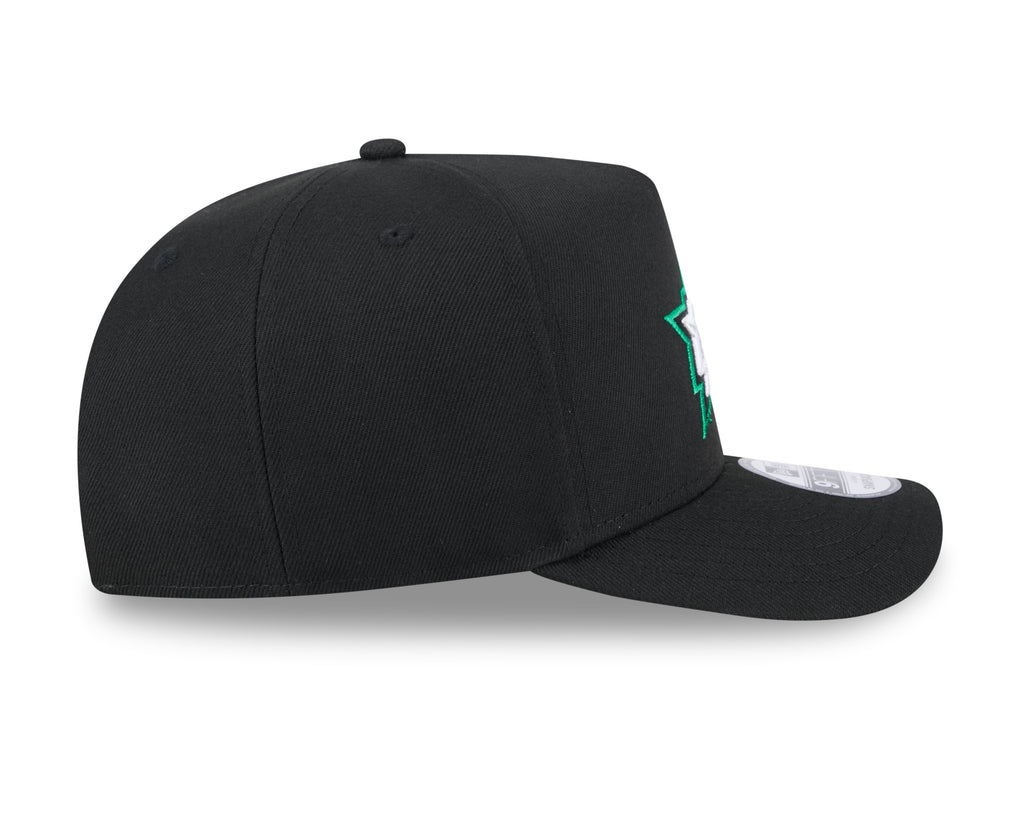 Dallas Stars NHL New Era Men Black 9Fifty A-Frame Snapback product image 5, provided for visual reference and product detail
