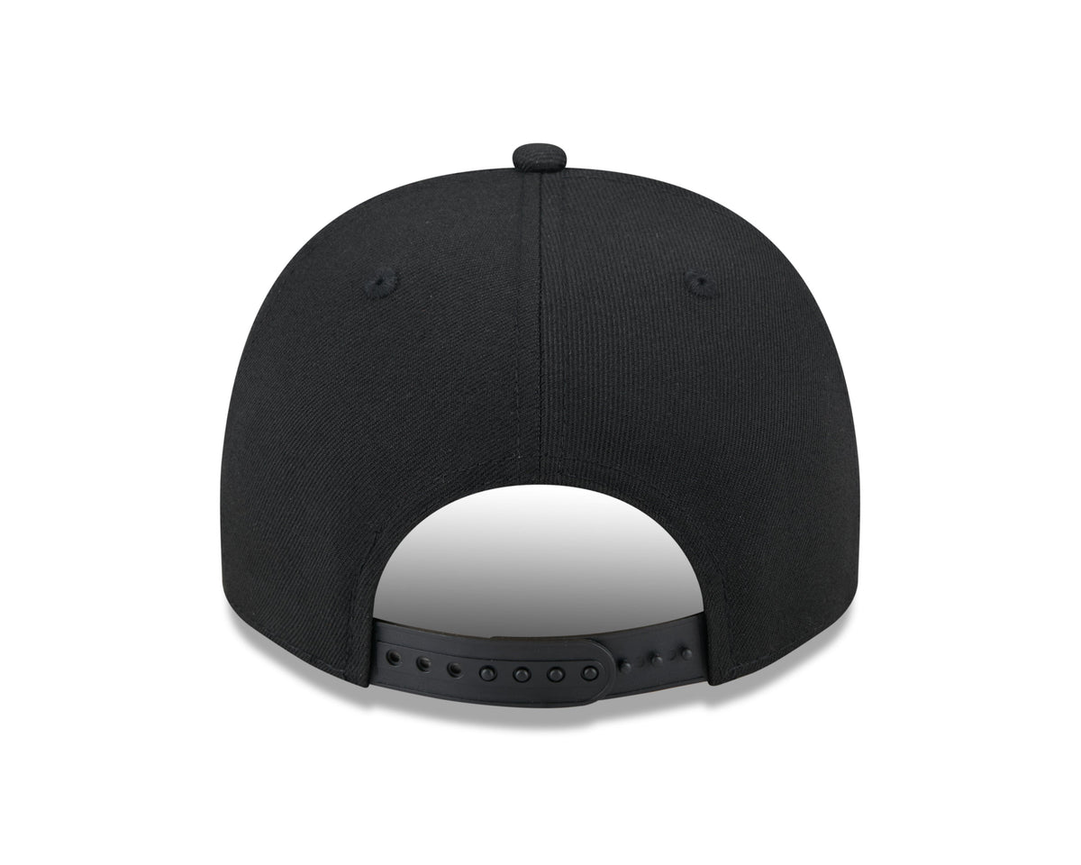 Chicago Blackhawks NHL New Era Men Black 9FIfty A-Frame Snapback Hat product image 2, provided for visual reference and