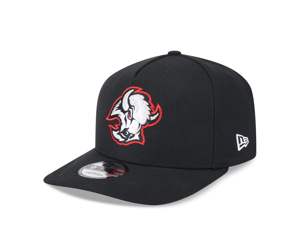 Buffalo Sabres NHL New Era Men Black 9Fifty A-Frame Snapback product image 1, provided for visual reference and product