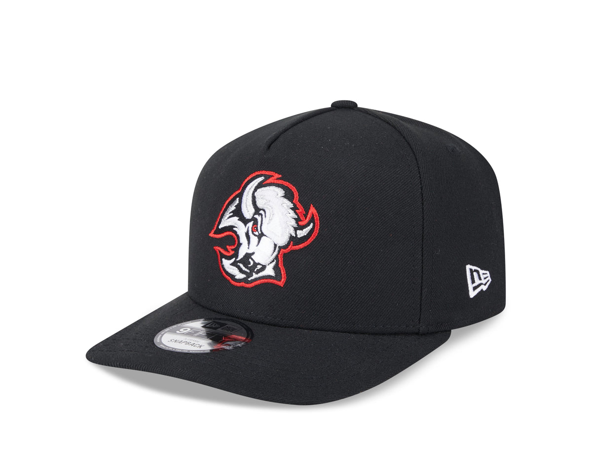 Buffalo Sabres NHL New Era Men Black 9Fifty A-Frame Snapback product image 1, provided for visual reference and product