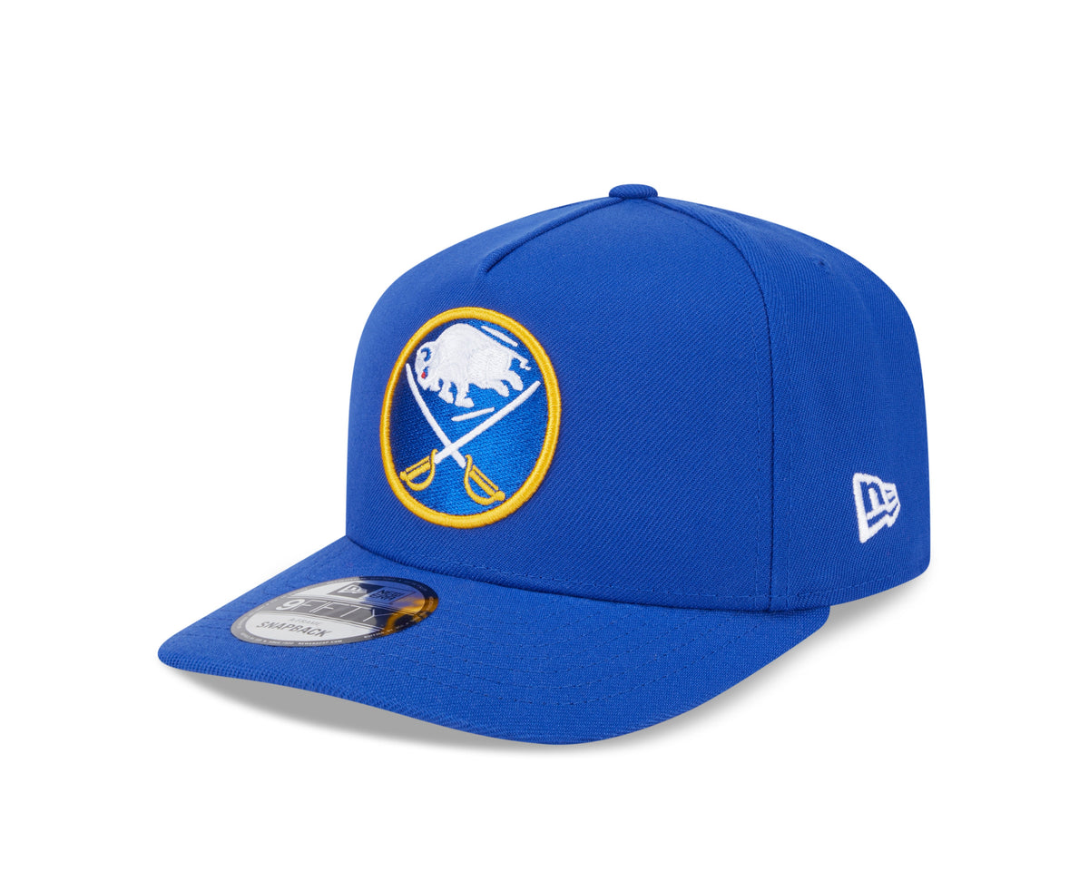Buffalo Sabres NHL New Era Men Royal 9FIfty A-Frame Snapback Hat product image 1, provided for visual reference and product