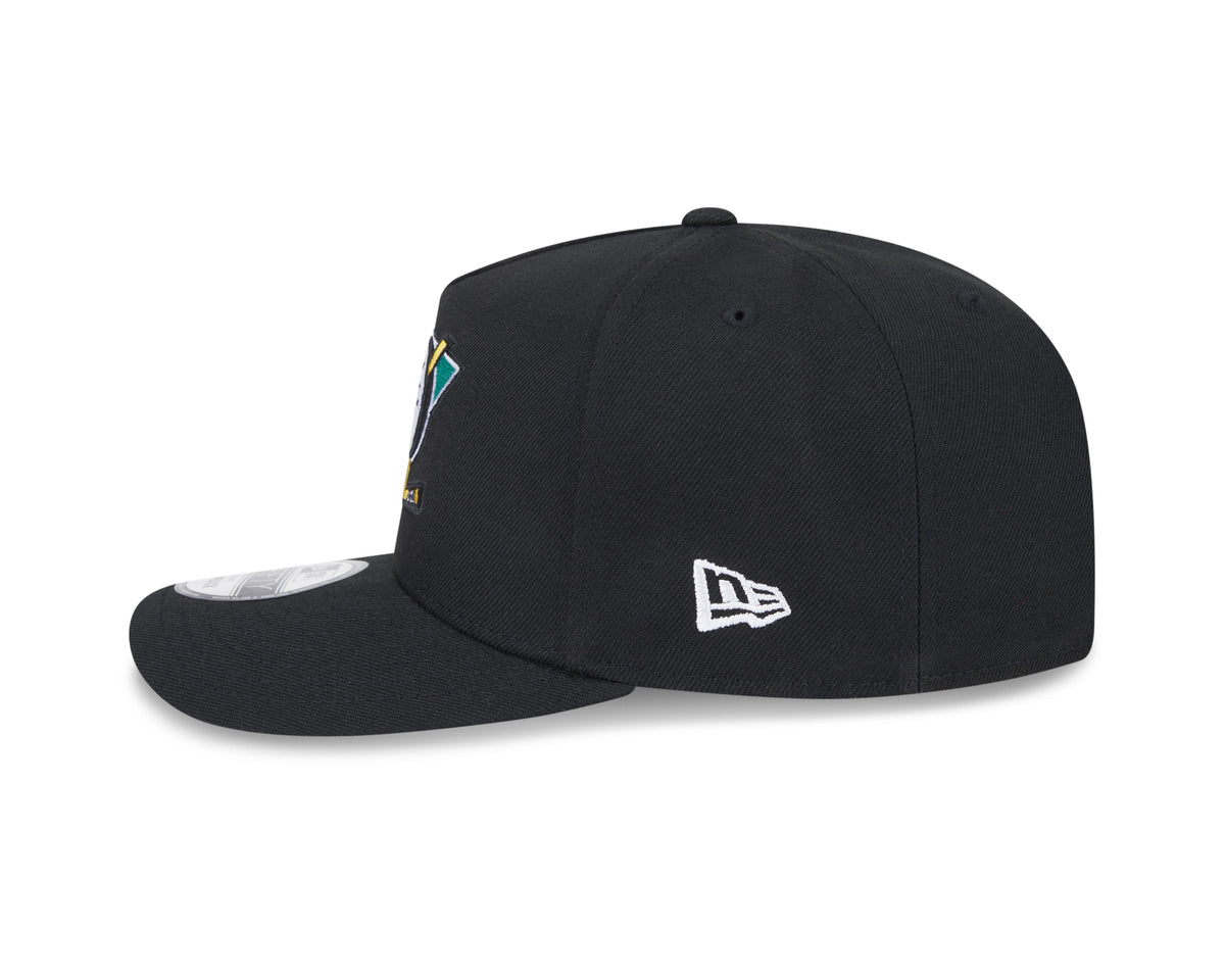 Anaheim Ducks NHL New Era Men Black 9Fifty A-Frame Snapback product image 7, provided for visual reference and product