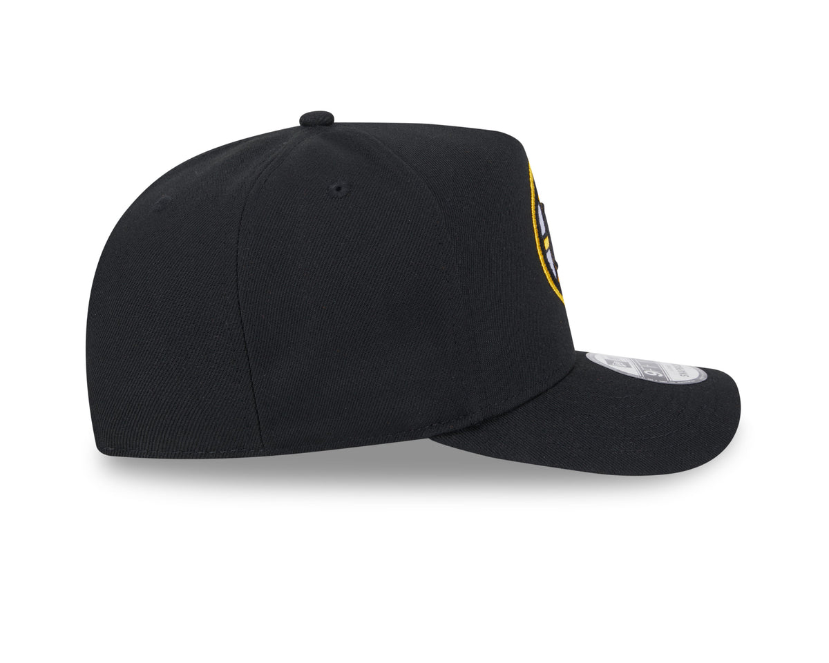Boston Bruins NHL New Era Men Black 9FIfty A-Frame Snapback product image 7, provided for visual reference and product