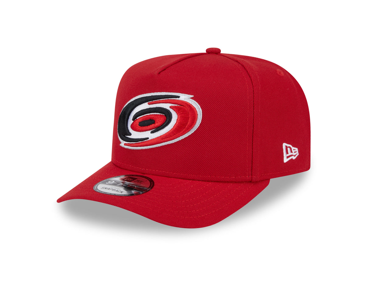 Carolina Hurricanes NHL New Era Men Red 9FIfty A-Frame Snapback product image 1, provided for visual reference and product