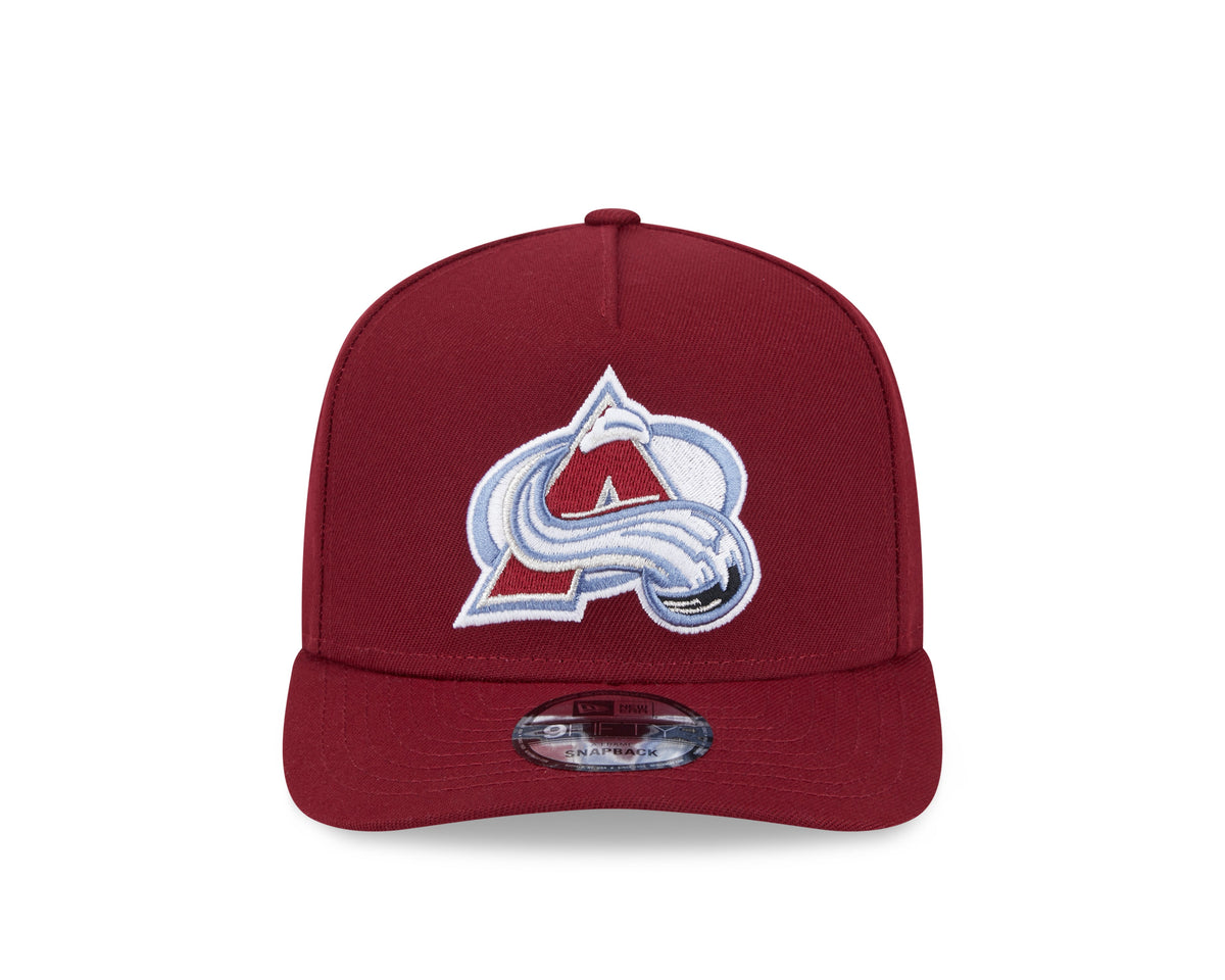 Colorado Avalanche NHL New Era Men Maroon 9Fifty A-Frame Snapback product image 6, provided for visual reference and product