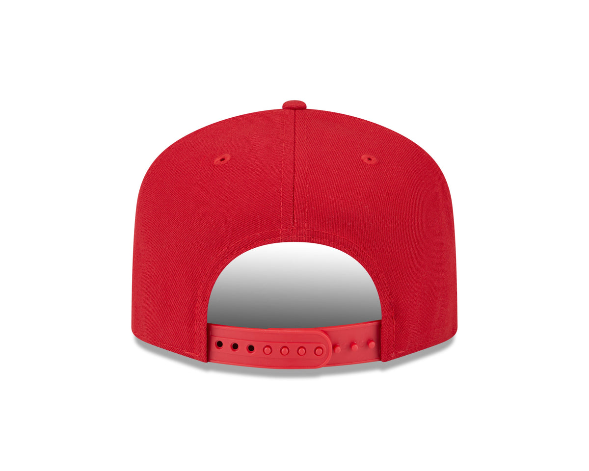 Chicago Blackhawks NHL New Era Men Red 9FIfty A-Frame Snapback product image 2, provided for visual reference and product