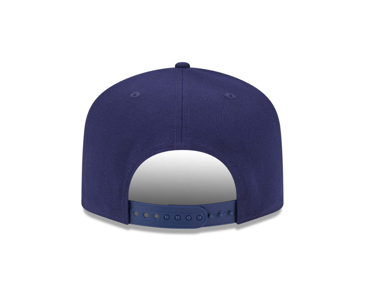 Columbus Blue Jackets NHL New Era Men Navy 9FIfty A-Frame Snapback product image 2, provided for visual reference and