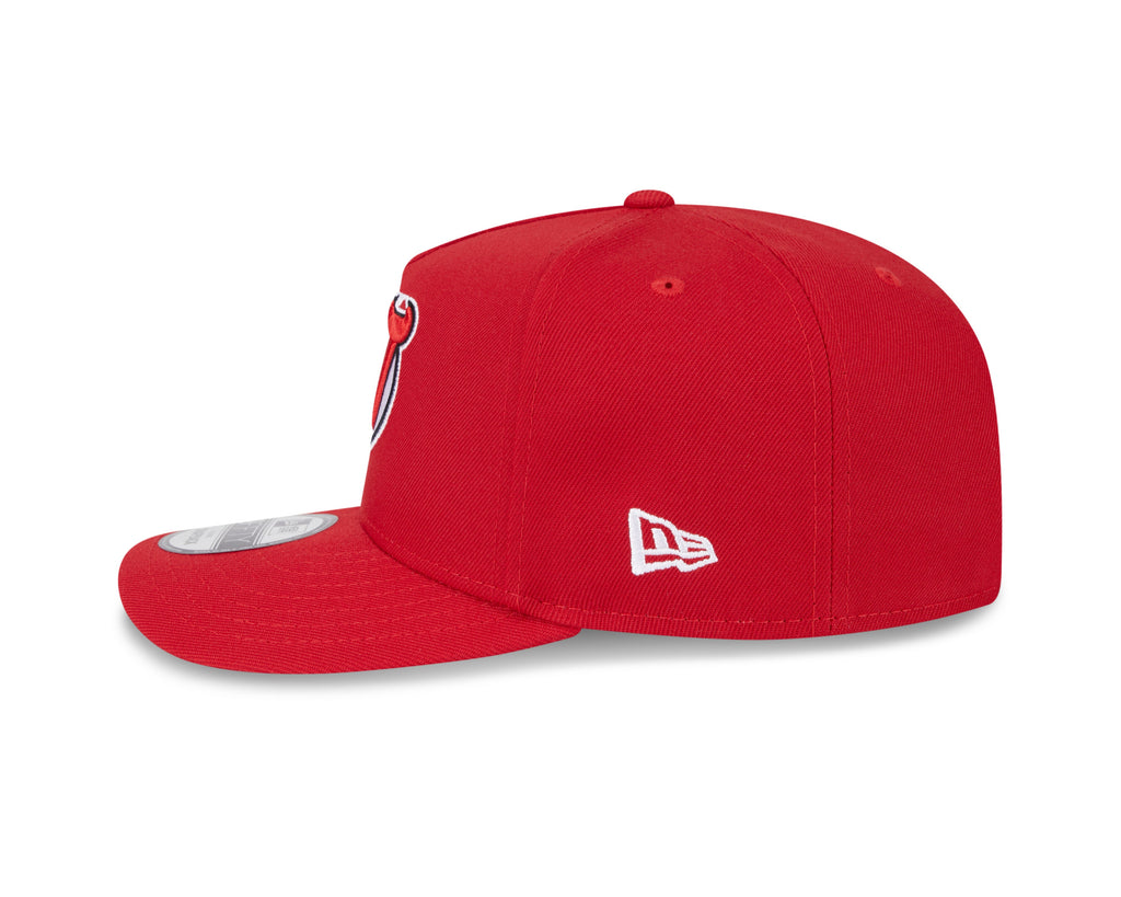 New Jersey Devils NHL New Era Men Red 9Fifty A-Frame Snapback product image 4, provided for visual reference and product