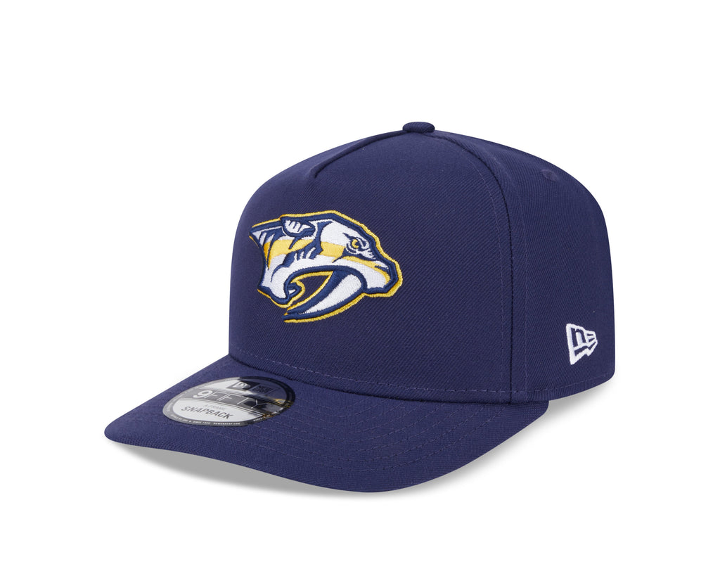 Nashville Predators NHL New Era Men Navy 9Fifty A-Frame Snapback product image 1, provided for visual reference and product