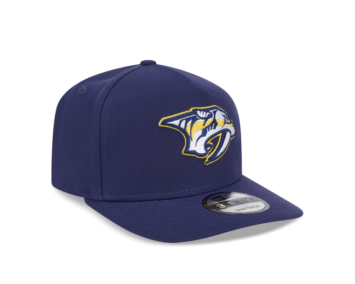 Nashville Predators NHL New Era Men Navy 9Fifty A-Frame Snapback product image 5, provided for visual reference and product