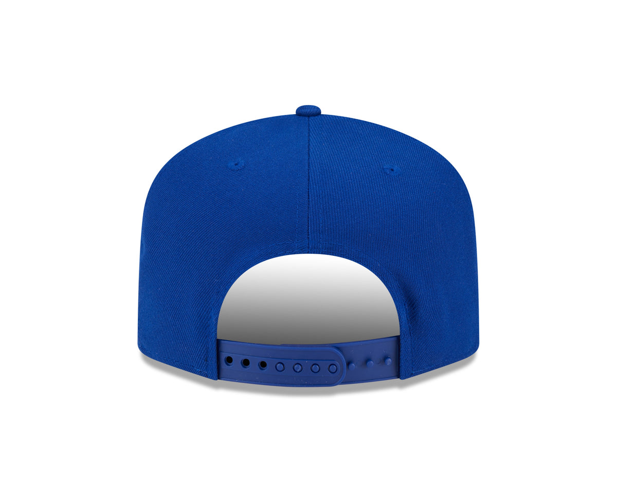 Edmonton Oilers NHL New Era Men Royal 9FIfty A-Frame Snapback Hat product image 2, provided for visual reference and product