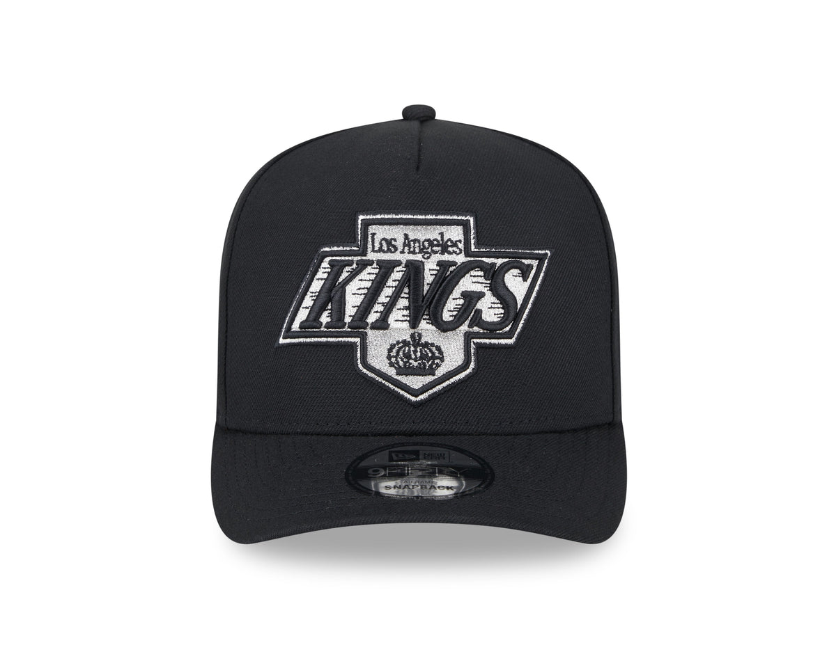 Los Angeles Kings NHL New Era Men Black 9Fifty A-Frame Snapback product image 4, provided for visual reference and product
