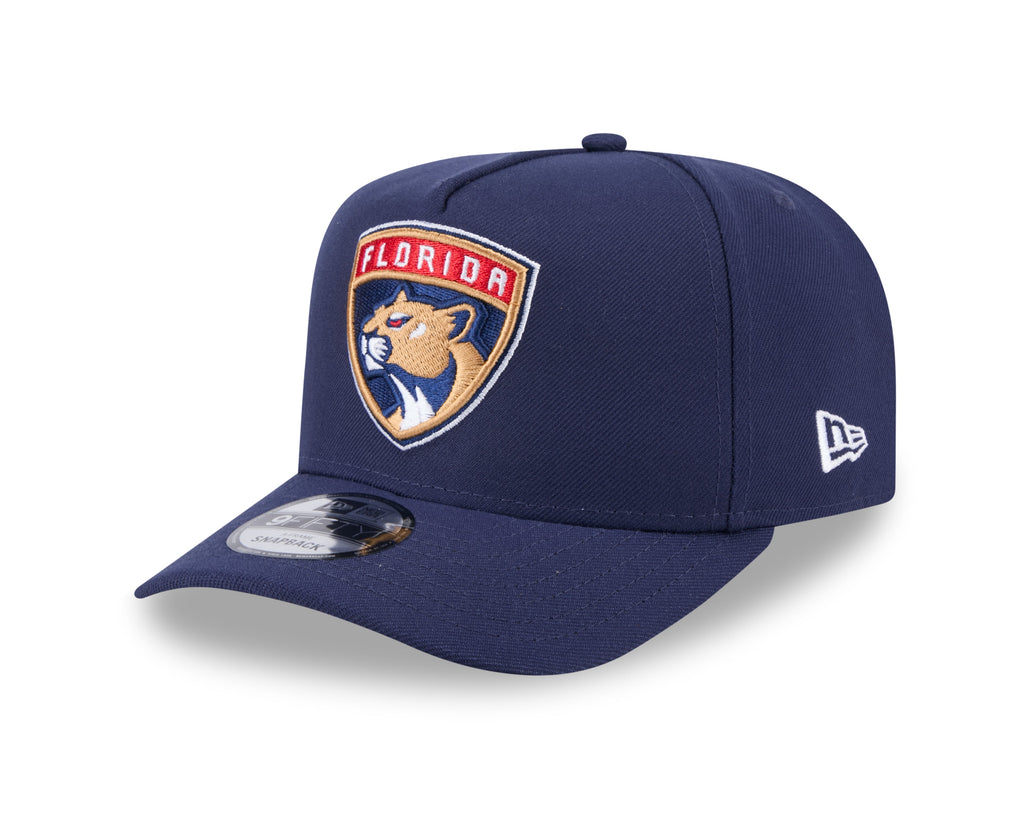 Florida Panthers NHL New Era Men Navy 9FIFTY A-Frame Snapback product image 1, provided for visual reference and product