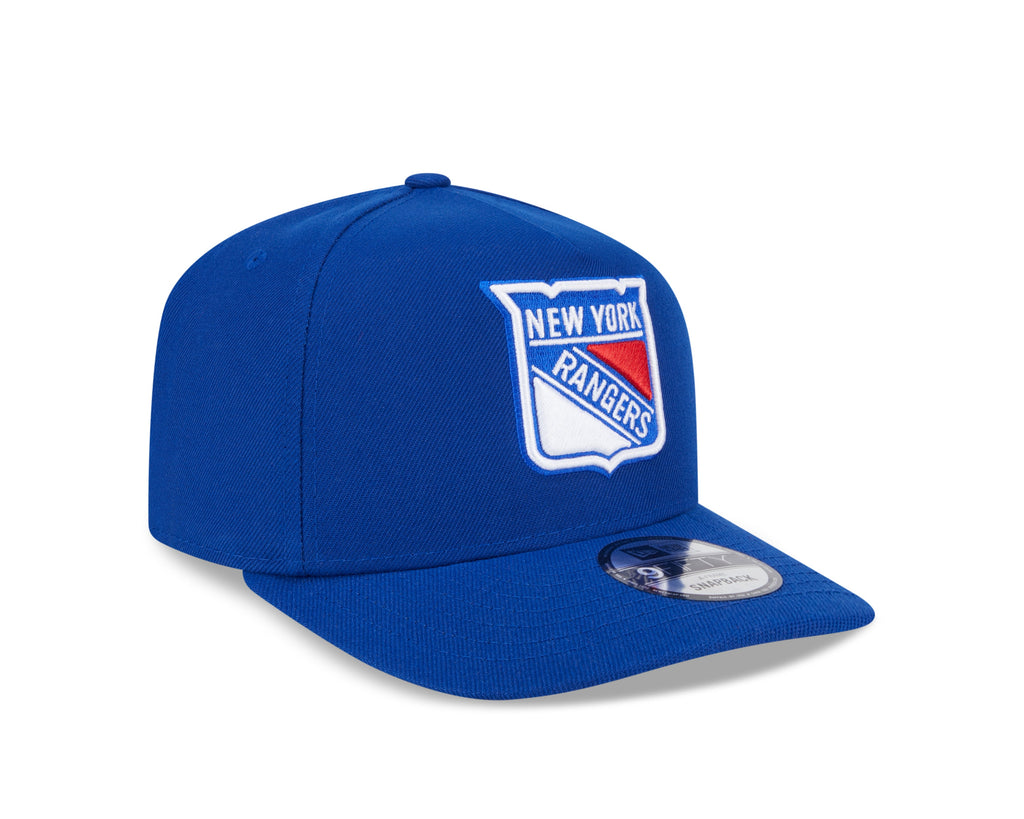 New York Rangers NHL New Era Men Royal 9FIfty A-Frame Snapback product image 3, provided for visual reference and product